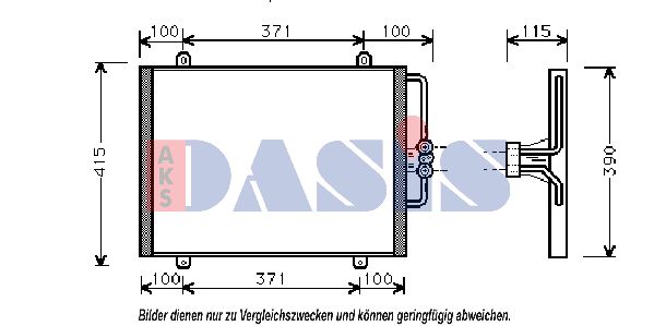 AKS DASIS Lauhdutin, ilmastointilaite 182270N